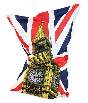 Large Beanbag 1x1.5m With Iconic Big Ben And Union Jack Popart Design • £165