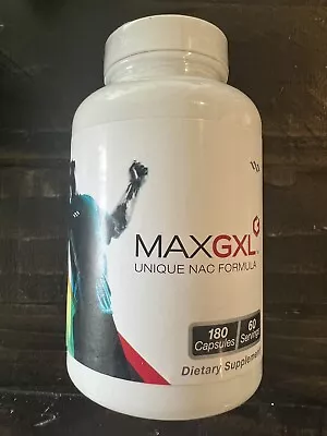 Max GXL Unique NAC Formula Combat Oxidative Stress 180 Veg Capsules Exp 8/2025 • $69.95