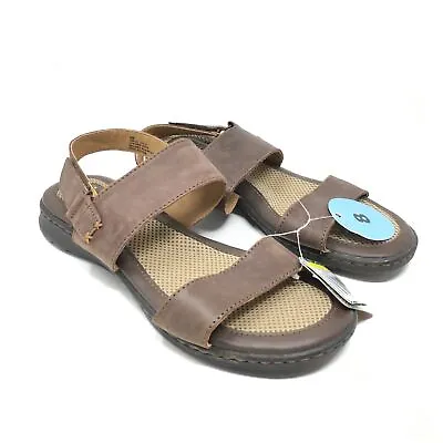 Women's NEW Born Concept Berries Strappy Sandals Shoes Size 8 M Brown Leather K6 • $25.55