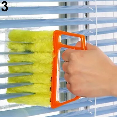Venetian Blind Cleaner 7 Slats Window Blinds Duster Cleaning Brush Washable B2 • £4.99