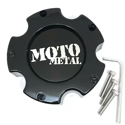 Moto Metal Gloss Black Center Cap Bolt Closed For 5Lug MO961 MO964 MO909B5139B • $21