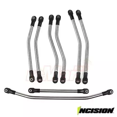 Vanquish Inicsion 1/4 Stainless Steel 8pcs Link Kit Axial RR10 Bomber #IRC00060 • £49.58