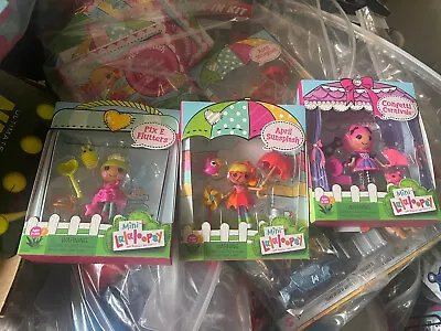 3 Mini Lalaloopsy Storm E Sky Cloud E Sky & April Sunsplash Dolls • $28.89