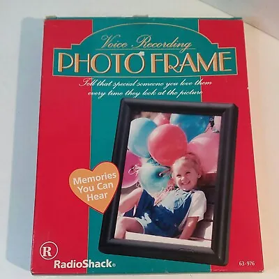 RadioShack Voice Recording Photo Frame 63-976 - New Open Box 3x5  4x6  5x7  • $10