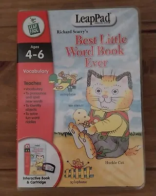 Leapfrog Leappad Best Little Word Book Ever! Age 4-6 Book And Cartridge  • £4