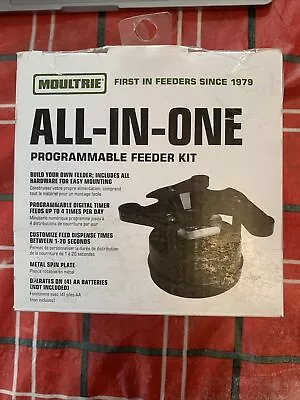 All In One Programmable Feeder Kit Timer Battery-Powered Deer Hunting Moultrie  • $13.99