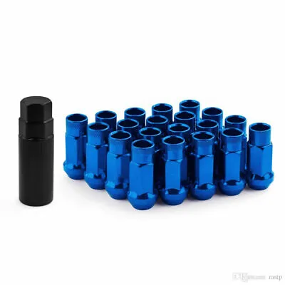 20 MUTEKI SR48 OPEN-END LUG NUT NUTS TUNER 12x1.50 1.5 FOR ACURA HONDA BLUE • $56.99