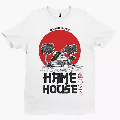 Kame House T-Shirt - Cartoon Tee TV Film Anime Retro Manga Japanese Tokyo • £8.39