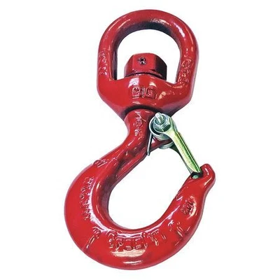 $207.72 • Buy Crosby 1048639 Swivel Hook,Carbon Steel,6000 Lb.,Red