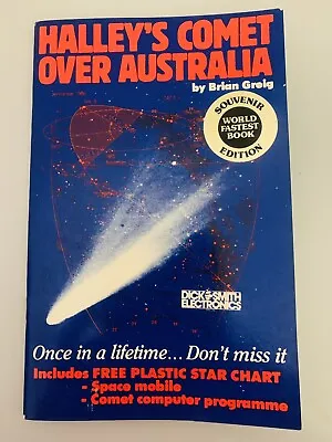 Halley's Comet Over Australia Dick Smith Electronics Space Solar System Chart • $28.50