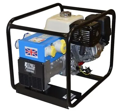 Stephill 6500HMS 6.5 KVA Honda GX390 Industrial Petrol Generator - STE-6500HMS • £1531.78