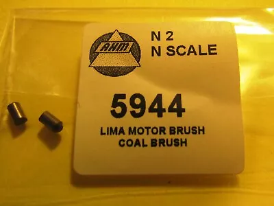 2 Of Lima N Scale Motor Brush Part 5944 (coal Brush) Ahm Rivarossi By Lima New • $14.99