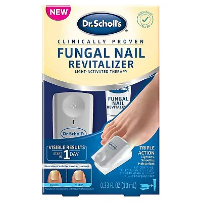 New! Dr Scholl's Fungal Nail Healing Kit - LIGHT ACTIVATED THERAPY • $25.90