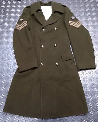 Army OverCoat Khaki Green RHG Greatcoat Mounted Regiments British Pattern Faulty • $273.65