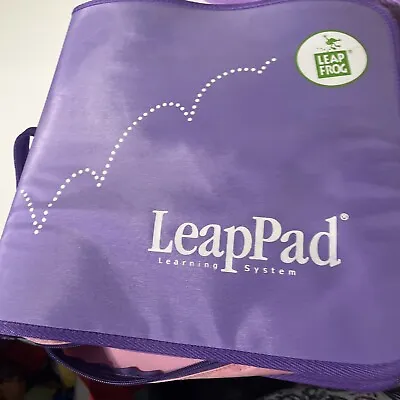 Leapfrog Leap Pad Learning System Plus 8 Cartridges And Bag 9 Books • £27.99
