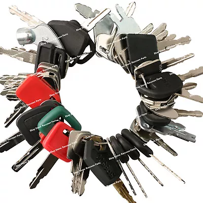 $22.55 • Buy 41 Heavy Equipment Key Set Case Cat Komatsu JD JCB Kubota Bobcat JLG Genie Volvo