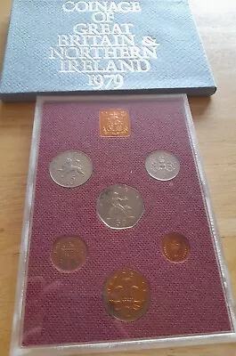 1979 Royal Mint Coinage Of Great Britain And Northern Ireland Proof Coin Set • £10