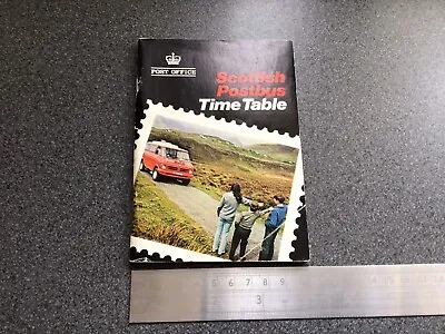 £7.50 • Buy Scottish Post Bus Timetable October 1973 1st Edition