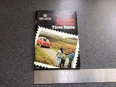 £7.50 • Buy Scottish Post Bus Timetable October 1973 1st Edition