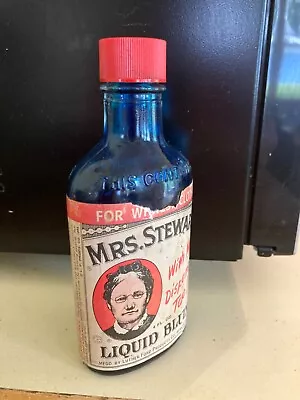 1963-4oz Mrs.Stewart's Liquid Bluing.1/8 Full • $15