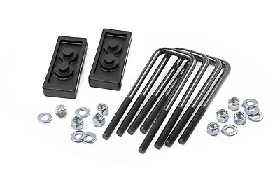 Rough Country 1  Block & U-bolt Kit For 2004-2020 Ford F-150 - 6577 • $59.95