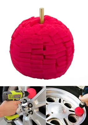 £7.99 • Buy 3  Super Soft Drill Power Ball Polisher Buffing Alloy Wheel Cleaning Detailing