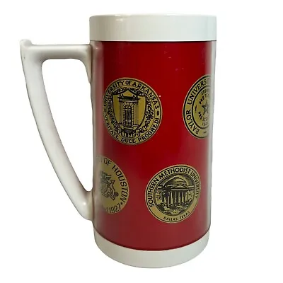 Vintage THERMO SERV Mug Cup TEXAS UNIVERISTY School SEALS Southwest Conference • $12.99