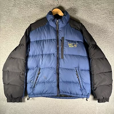 Mountain Hardwear Puffer Jacket Down Fill Blue SubZero Outdoor Quilted Mens M • $89.99
