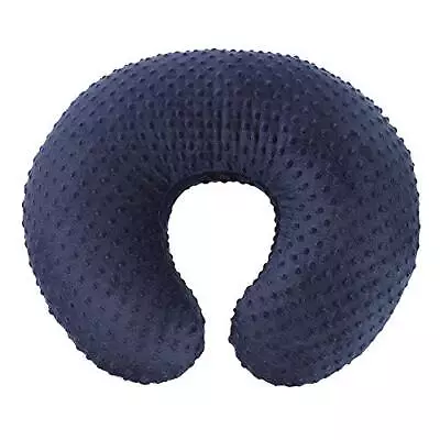  Minky Nursing Pillow Cover Breastfeeding Pillow Slipcover Fits Nursing Navy • $26.31