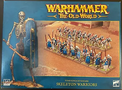 Warhammer The Old World: Tomb Kings Of Khemri - Skeleton Warriors • $59.99