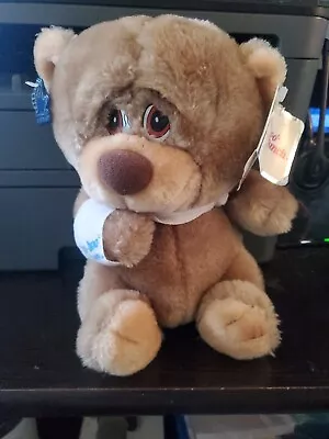 Vintage 1983 Applause Boo Boo Bunch Curad Clear Tan Plush Stuffed Bear New • $9.74