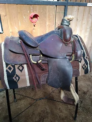 13  Circle Y Ranch Saddle- Cow Country Model- Youth Western Ranch  • $300