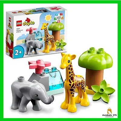 $16.95 • Buy LEGO DUPLO Wild Animals Of Africa Animal Toys For Toddlers Aged 2 Plus Years Old