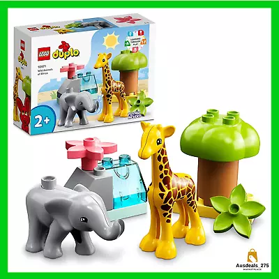 LEGO DUPLO Wild Animals Of Africa Animal Toys For Toddlers Aged 2 Plus Years Old • $16.95