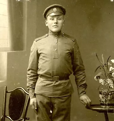 CDV Carte De Visite Russian Military Portrait Soldier Unknown Antique #9 • £12.95