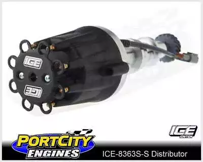 Ice Ignition 8200 Small Cap Billet Distributor Ford V8 302 351 Cleveland 8363S-S • $659.95