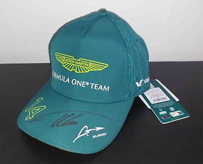 F1 Fernando Alonso Signed Aston Martin 2024 Hat Original Photoproof Formula 1 • $300