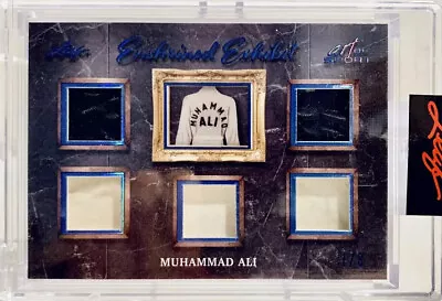 MUHAMMAD ALI 2021 Leaf Art Of Sport Enshrined Exhibit RELIC ENCASED PATCH /8 • $215