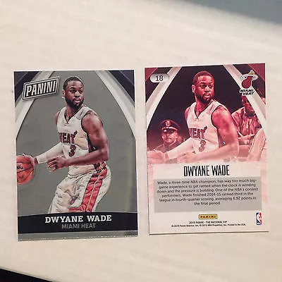 DWYANE WADE #18 MIAMI HEAT 2014/15 2015 Panini National VIP Party Gold 200 Made • $2.99