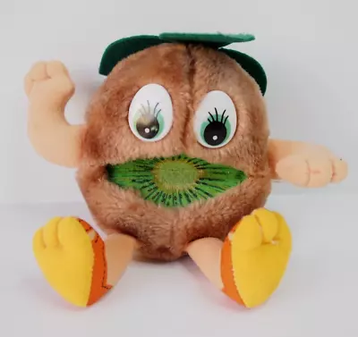 1980s Vintage Kiwi Fruit Soft Plush Toy - Fruit Salad Fellas - Hairy Berry • $25