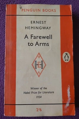 £1.99 • Buy Vintage Penguin Orange Paperback A Farewell To Arms Ernest Hemingway  #2 - 1961