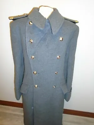 Raf Officer Greatcoat Crombie Chest 38  Vintage Genuine Raf Squadron Leader • £250