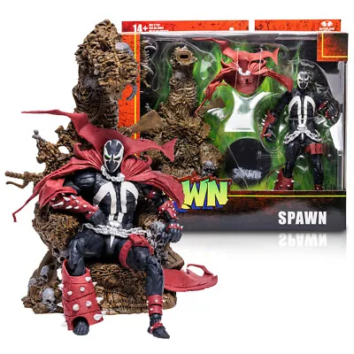 Mcfarlane Toys Spawn's Universe Deluxe Spawn On Throne 7-Inch Figure In Stock • $54.95