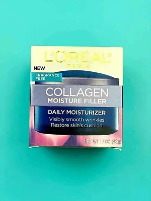 $12.33 • Buy L'Oreal Collagen Moisture Filler Daily Moisturizer Fragrance Free 1.7 Oz 