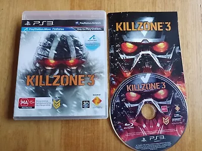 Killzone 3 (Sony PlayStation 3 2011) PS3 Game - FREE POST • $12.95