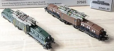 Märklin 37565 Crocodile Double Pack Ce 6/8 II SBB / Mfx-Dig. Guss Sound / • $938