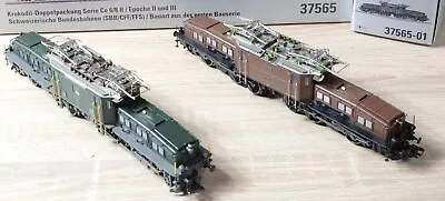 Märklin 37565 Crocodile Double Pack Ce 6/8 II SBB / Mfx-Dig. Son Cast / New • $930.25