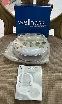 Avon Wellness Manicure & Pedicure Spa Set W/ Built In Nail Dryer ~ NEW IN BOX  • $18.99