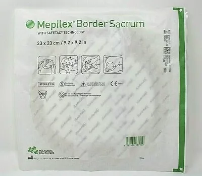 Molnlycke 282400 Mepilex Border Sacrum Dressing 9.2 X 9.2  - 1 Each - Exp. 2024+ • $9.99