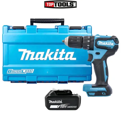 Makita DHP483ZJ 18V LXT Brushless Combi Drill With 1 X 3Ah Battery & Case • £121.40